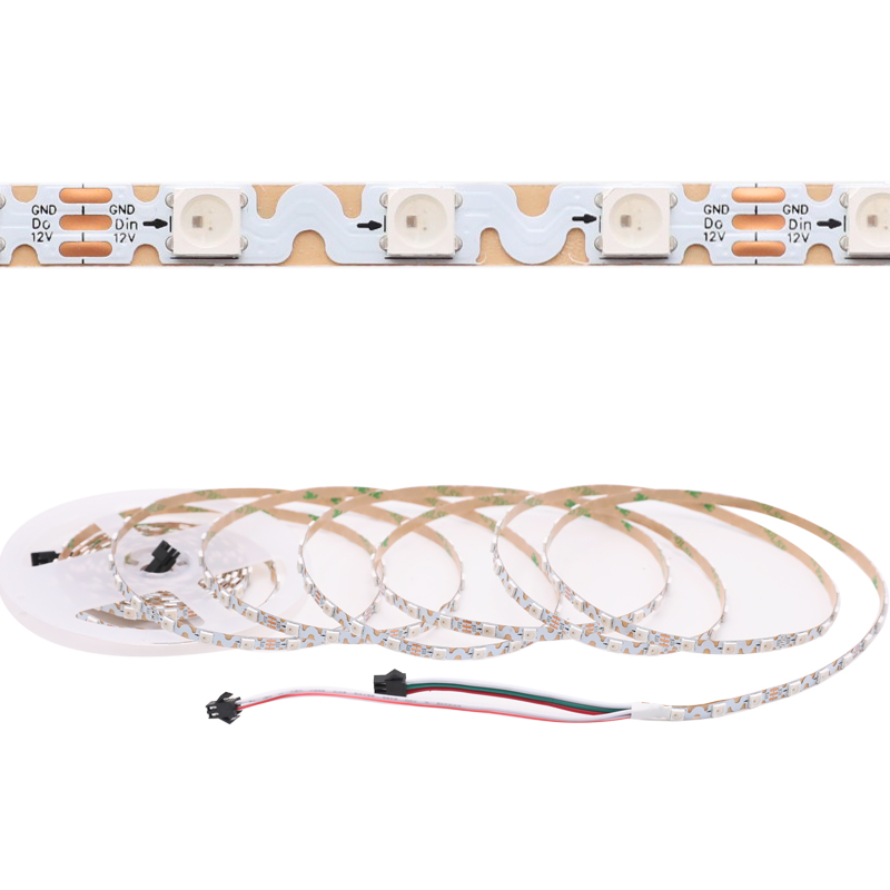 6mm Mini 12V SK6813 Individually Controllable RGB Snake LED Strip 6mm Mini 12V SK6813 Individually Controllable RGB Snake LED Strip